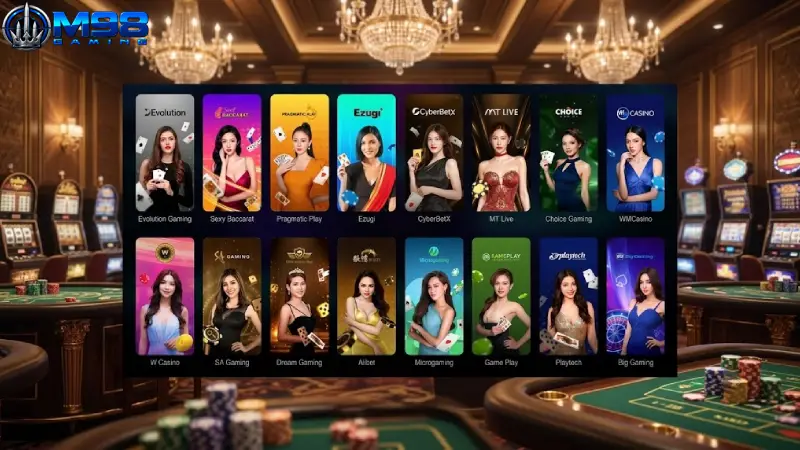 แนะนำค่าย คาสิโน M98 ยอดนิยมระดับโลกที่มีให้บริการบน M98
