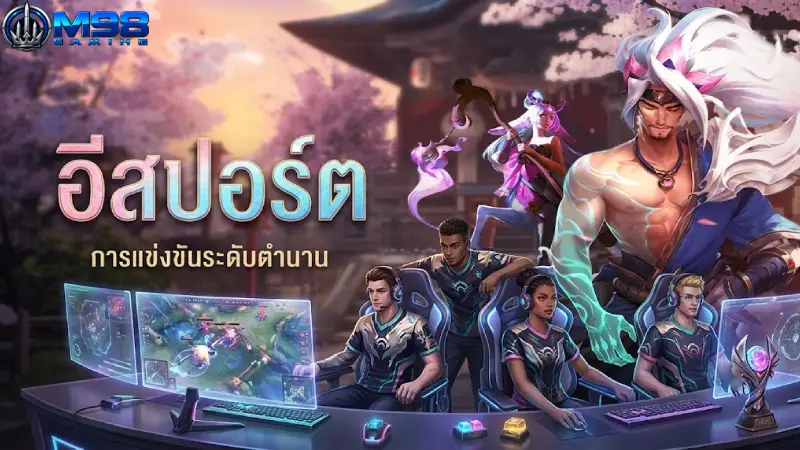 อีสปอร์ต M98 พนันอีสปอร์ตออนไลน์ ค่าน้ำดีที่สุด จ่ายจริง 100%