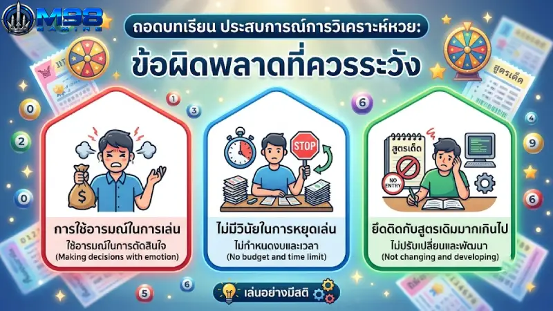 ถอดบทเรียน ประสบการณ์การวิเคราะห์หวย: ข้อผิดพลาดที่ควรระวัง